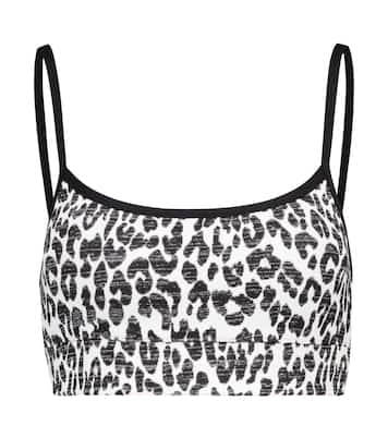 Natacha leopard-print sports bra | The Upside