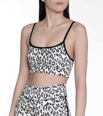 Natacha leopard-print sports bra | The Upside