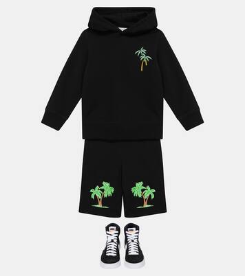 Printed cotton hoodie | Stella McCartney Kids