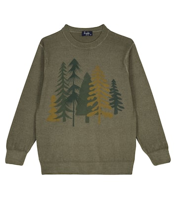 Bedruckter Pullover aus Wolle | Il Gufo