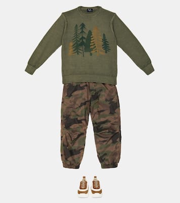 Bedruckter Pullover aus Wolle | Il Gufo