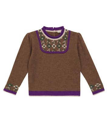 Pullover Saturn aus Wolle | Caramel