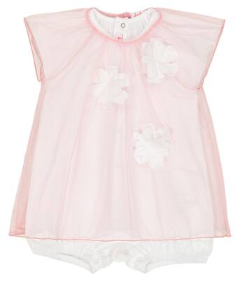 Bébé – Body en coton et dentelle | Il Gufo
