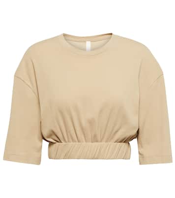 Cropped cotton T-shirt | Dion Lee