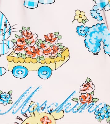 Printed jersey shorts | Moschino Kids