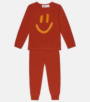 Luve printed cotton-blend pajamas | Molo