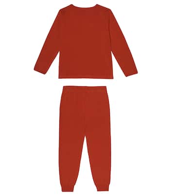 Luve printed cotton-blend pajamas | Molo