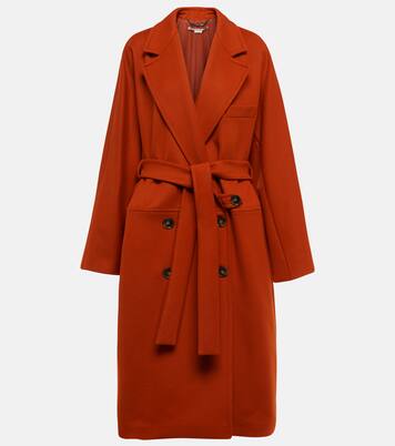 Belted wool coat | Stella McCartney