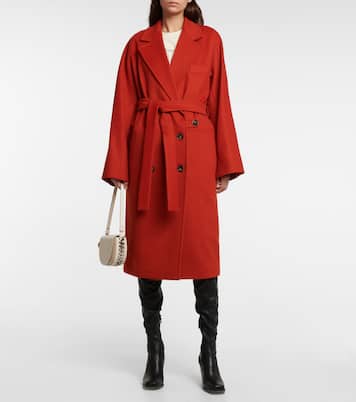 Belted wool coat | Stella McCartney