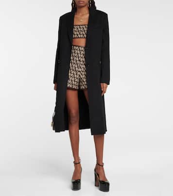 Toile Iconographe crop top | Valentino