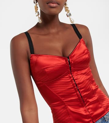 Satin corset top | Dolce&Gabbana
