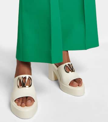 VLogo rubber platform mules | Valentino Garavani