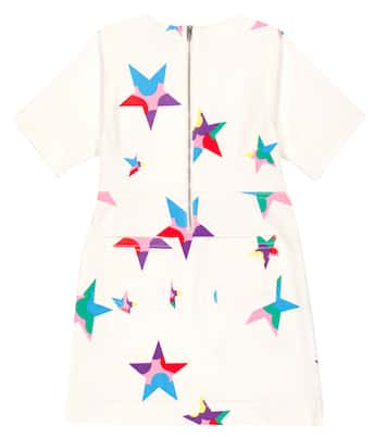 Bedrucktes Kleid aus Baumwoll-Twill | Stella McCartney Kids