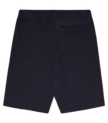 Drawstring cotton track shorts | Il Gufo