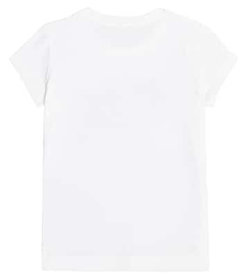 T-shirt in misto cotone con decorazione | Monnalisa