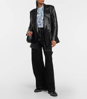 Aubrey floral linen-blend blouse | A.P.C.