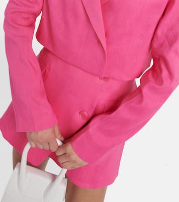 Blazer en mezcla de lino | Frame
