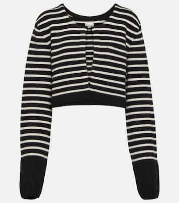 Calix striped cashmere-blend cardigan | Khaite