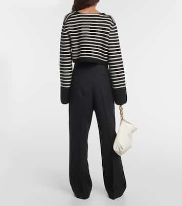 Calix striped cashmere-blend cardigan | Khaite