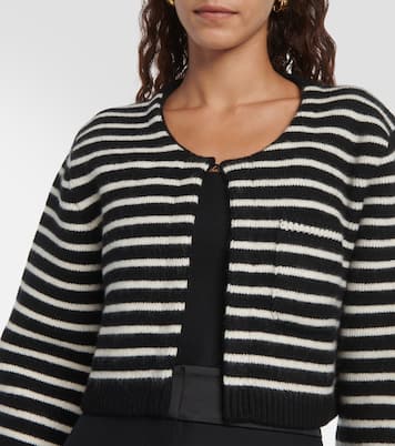 Calix striped cashmere-blend cardigan | Khaite