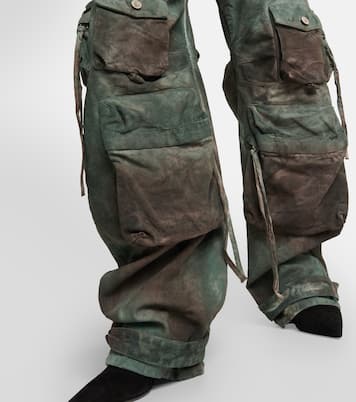 Pantalon cargo Fern oversize en jean | The Attico