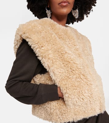 Veste sans manches Feliz en shearling synthétique | Marant Etoile