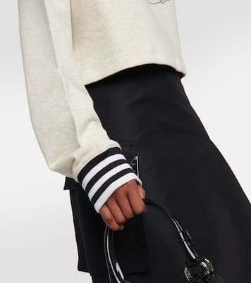Jersey de algodón con logo | Prada