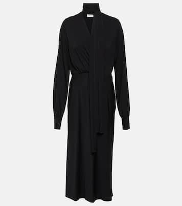 Abito midi Disegno in crêpe di seta | Sportmax