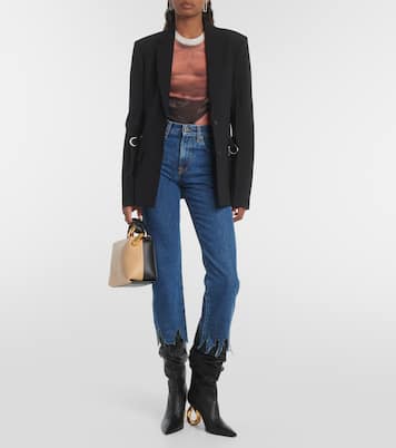 Distressed cropped jeans | JW Anderson
