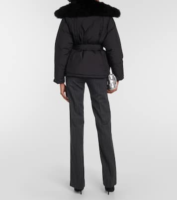 Chaqueta de plumas con borrego | Yves Salomon