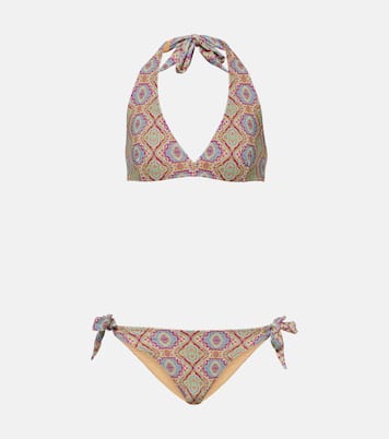 Bikini con stampa e scollo all’americana | Etro