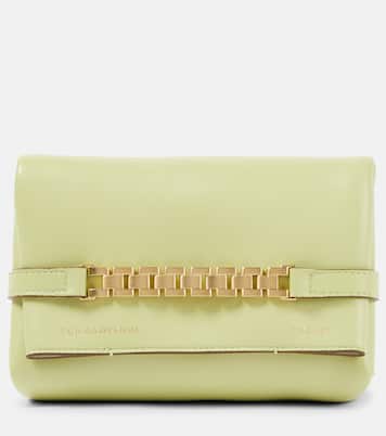 Chain Mini leather shoulder bag | Victoria Beckham