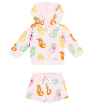 Bebé - set de sudadera y shorts de algodón | Stella McCartney Kids