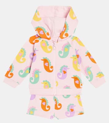 Bebé - set de sudadera y shorts de algodón | Stella McCartney Kids