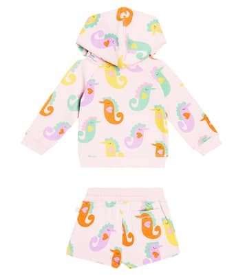Bebé - set de sudadera y shorts de algodón | Stella McCartney Kids