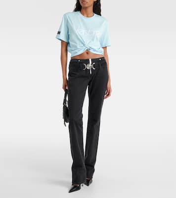 Top raccourci 1978 Re-Edition en coton | Versace
