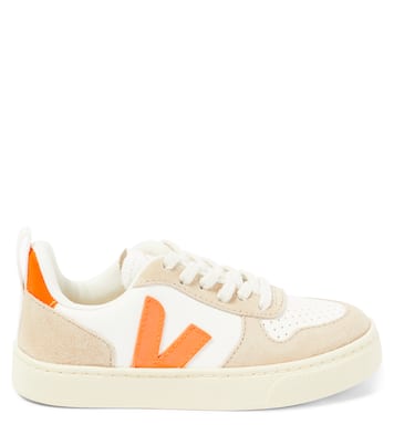Baskets V-10 en cuir et daim | Veja Kids