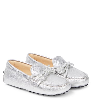 Mocassini Gommino in pelle metallizzata | Tod's Junior