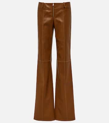 Pantaloni Cida in similpelle a vita bassa | Aya Muse