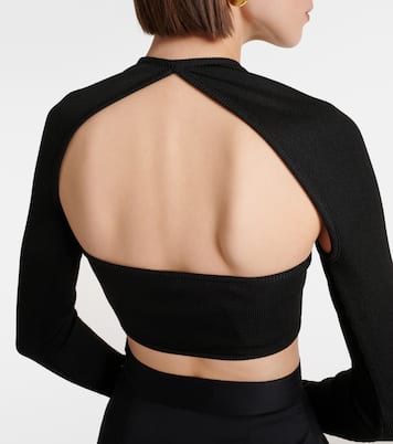 Crop top Stone Scythe con aberturas | Christopher Esber