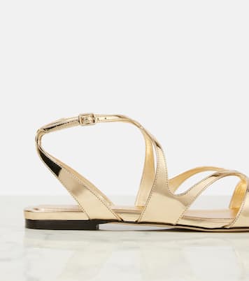 Sandales Ayla en cuir métallisé | Jimmy Choo