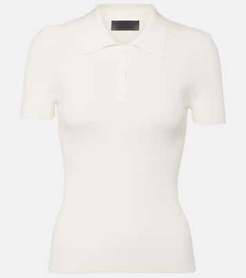 Polo in maglia a coste di cotone | Nili Lotan