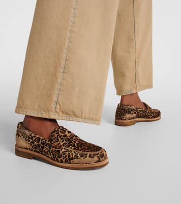 Mocasines penny Jerry de pelo de becerro | Golden Goose