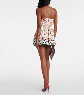 Capri printed cotton-blend minidress | Dolce&Gabbana