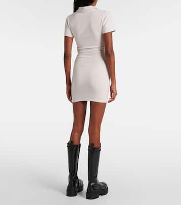 Vestido corto de mezcla de algodón | Balenciaga