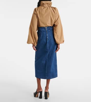 Falda larga de denim | Patou