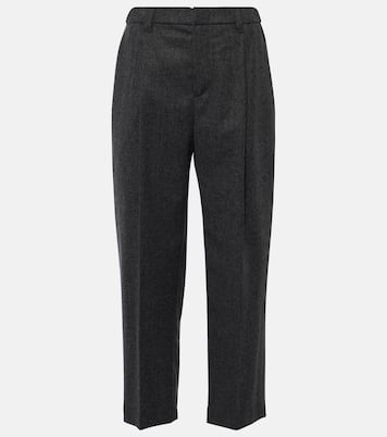 Wool and cashmere straight pants | Brunello Cucinelli