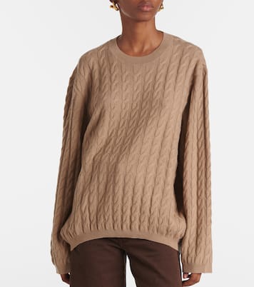 Jersey de lana y cachemir trenzado | Jardin des Orangers