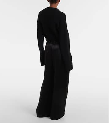 Pantalon ample Leisure Accanto en satin | Max Mara
