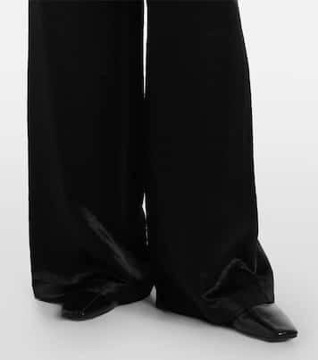 Pantalon ample Leisure Accanto en satin | Max Mara